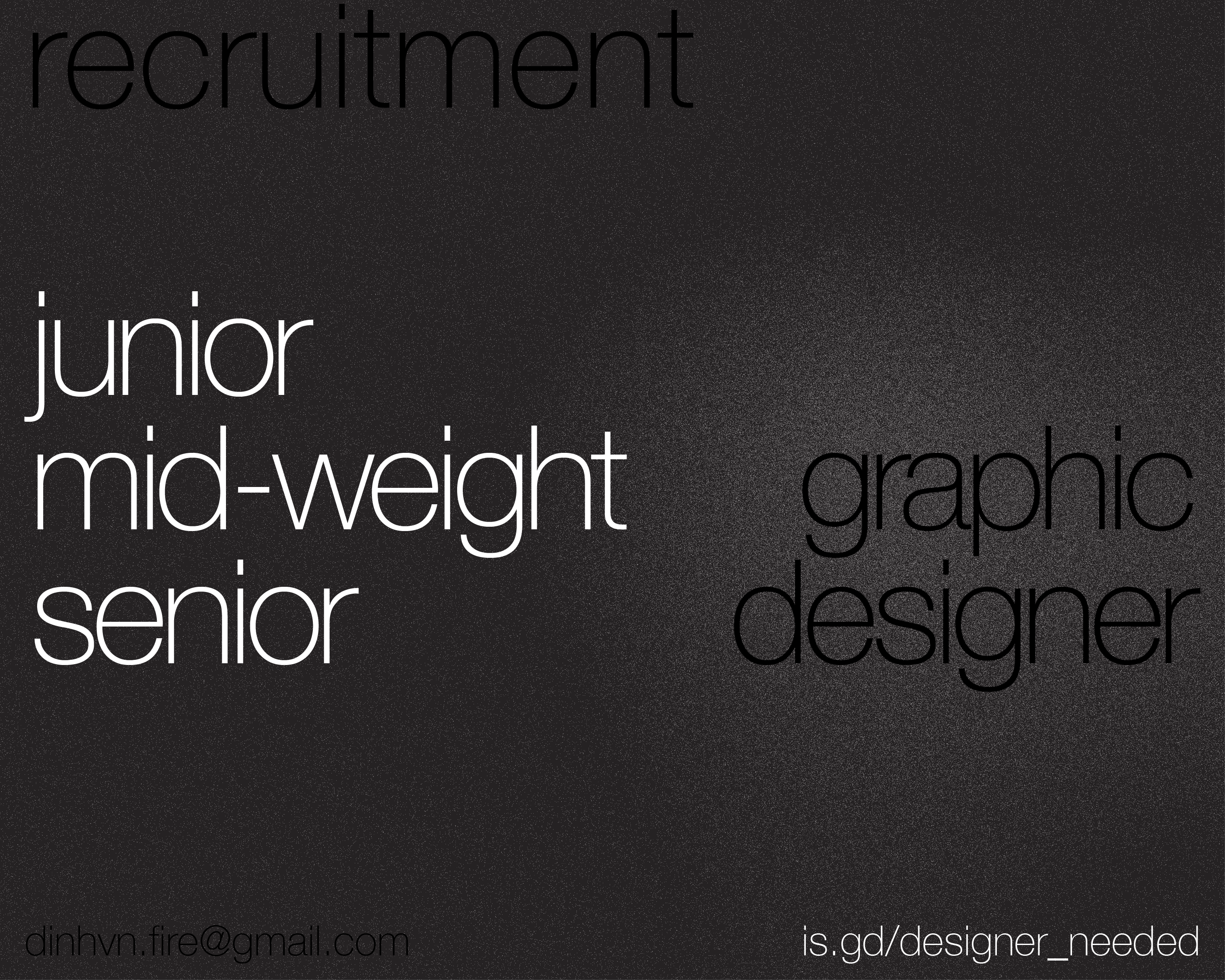 Mid-weight & Senior Graphic Designer Needed!